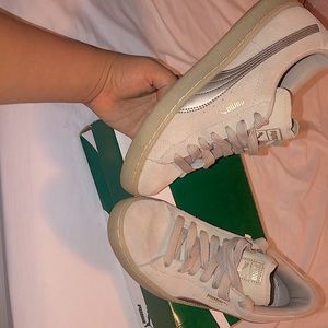 Puma Suede Metallic FS JR SIZE 6